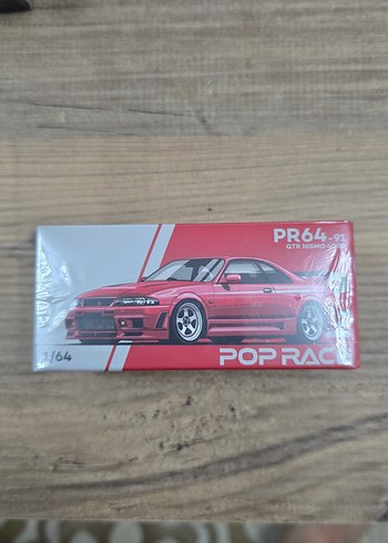 Kırmızı Mini Yarış Araba Modeli PR64 - Görsel 3