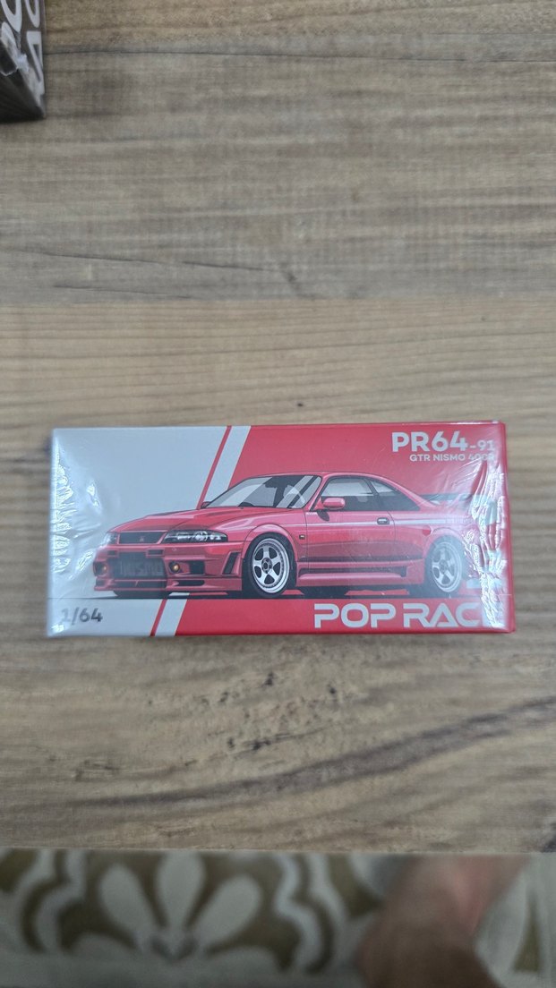 Kırmızı Mini Yarış Araba Modeli PR64 - Görsel 3