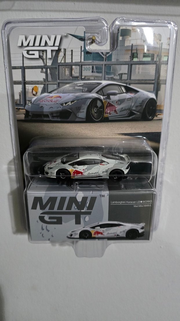 Gri Lamborghini Huracan Mini GT Oyuncak Araba - Görsel 3