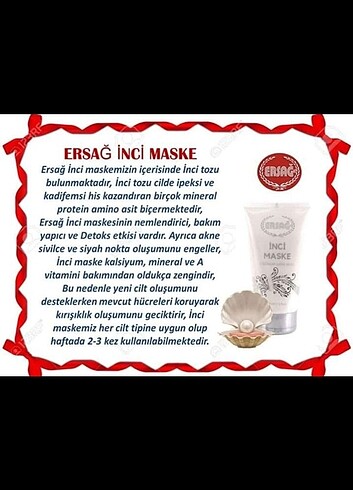Ersağ İnci Maske  - Görsel 2