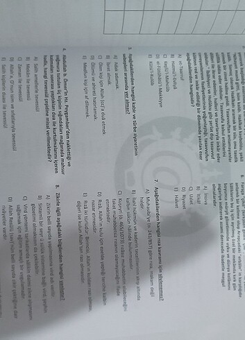Ankara ilahiyat çıkmış sorular  - Görsel 4