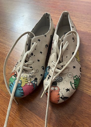 Dogo Shoes Renkli Baskılı Bohem Kadın Spor Ayakkabı