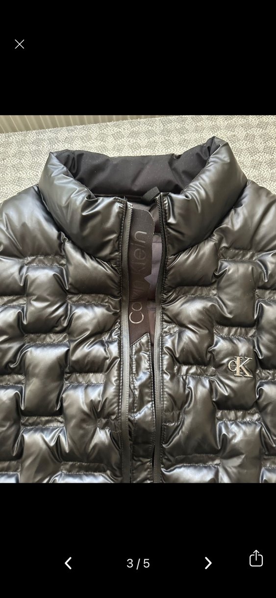 Erkek Siyah Fermuarlı Yelek - CALVİN KLEİN ORJİNAL ÜRÜN - Görsel 3