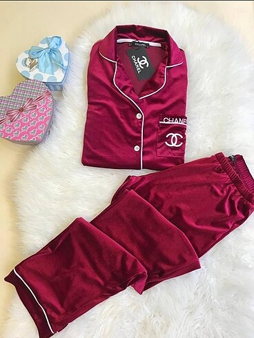 Bayan Kadife Pijama Takımı