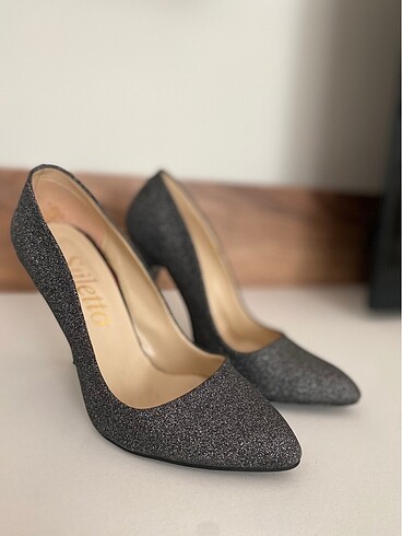 Antrasit füme simli stiletto
