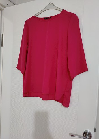 Defacto Pembe murtat Kollu Salaş Kadın Bluz