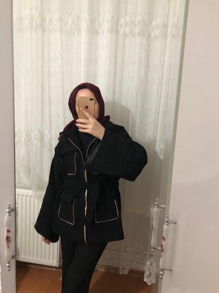 Kadın tüvit ceket - Görsel 4