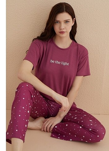 Kısa kollu pijama takımı 