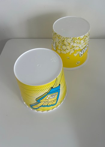 Renkli Sarı Patlamış Mısır Kovaları - Görsel 4