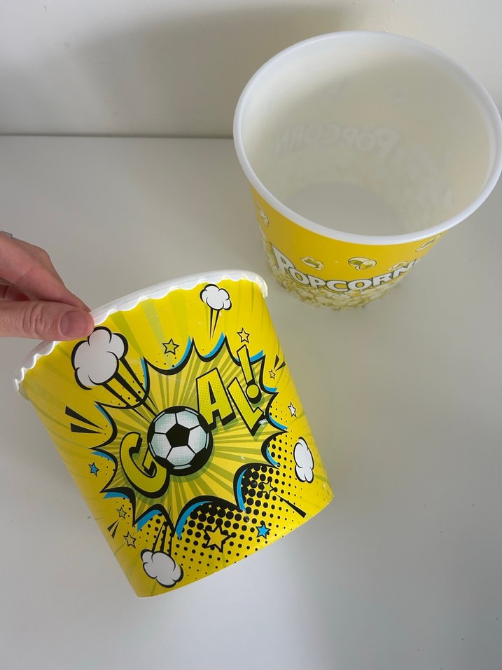 Renkli Sarı Patlamış Mısır Kovaları - Görsel 3