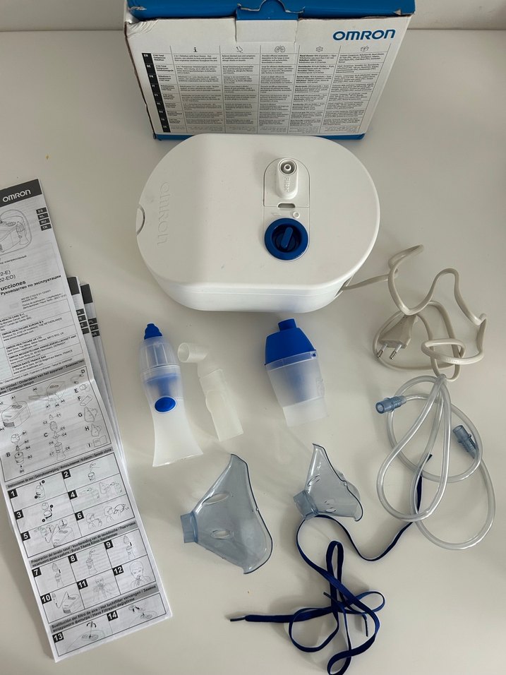 Omron C102 Total Beyaz Kompresörlü Nebulizatör - Görsel 2