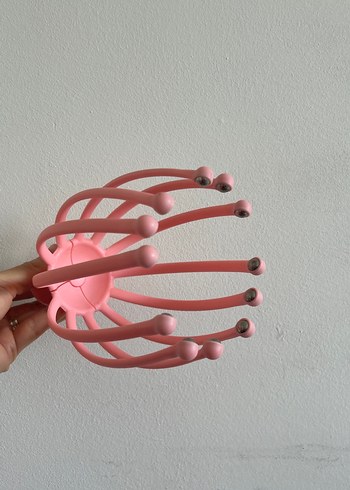 Pembe saç kafa masaj aleti - Görsel 3