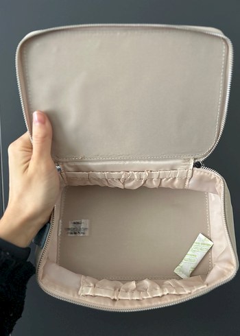 Jean Paul Gaultier Mavi bej Makyaj Çantası - Görsel 6