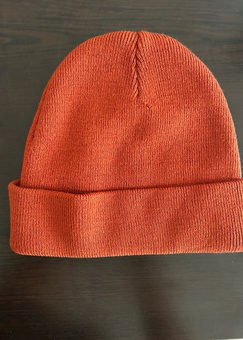 çocuk Kahverengi Triko Bere Kaplan İşlemeli - Görsel 2