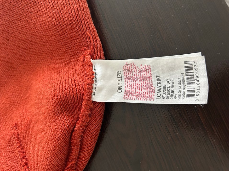 çocuk Kahverengi Triko Bere Kaplan İşlemeli - Görsel 4