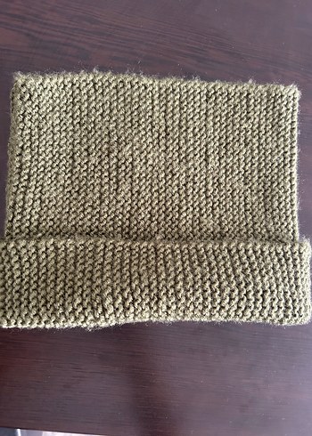 haki el yapımı boyunluk - Görsel 3