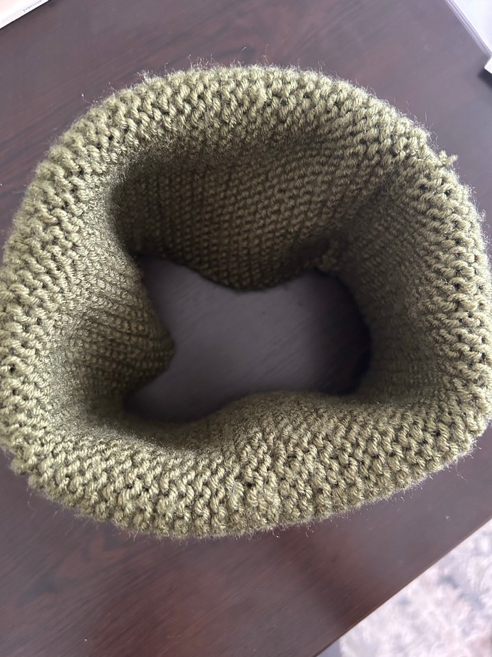 haki el yapımı boyunluk - Görsel 2