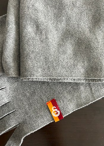 Gri Nakışlı Erkek Atkı galatasaray - Görsel 3