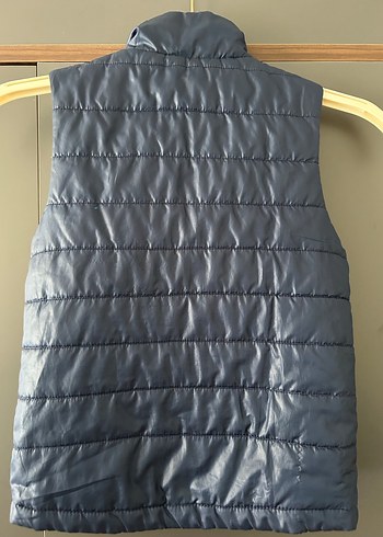 Kırmızı Fermuarlı lacivert çocuk Şişme Yelek - Görsel 2