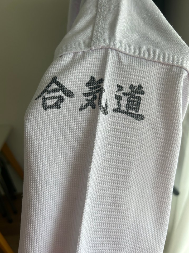 Beyaz aikido elbisesi çocuk Kimono kırmızı kuşak - Görsel 2