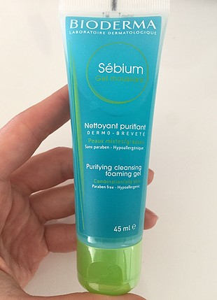 Bioderma Sebium purifying cleansing foaming gel 45 ml 