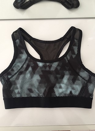 s Beden Sport bra spor sütyeni orta destekli h&m siyah