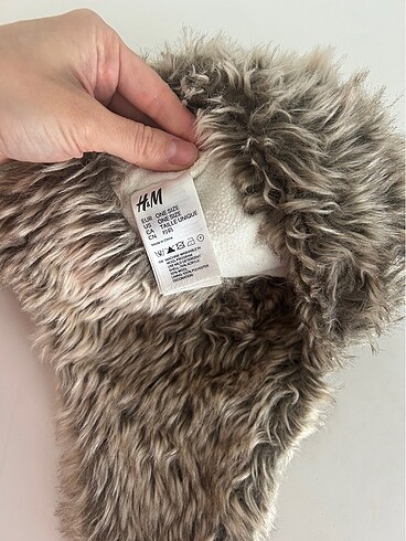  Beden h&m earflap yünlü şapka bere