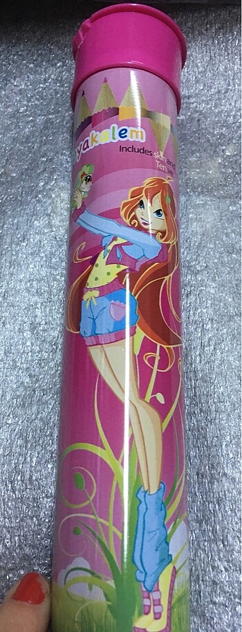 Winx Club Metal Kutu Kuru Boya Seti