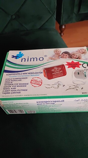 Nimo kompresörlü mini nebülizator