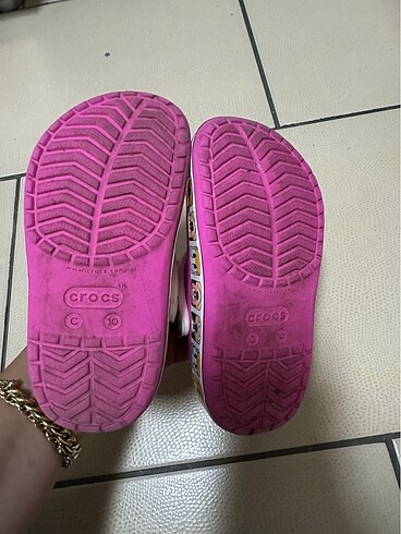 27 Beden pembe Renk Crocs terlik