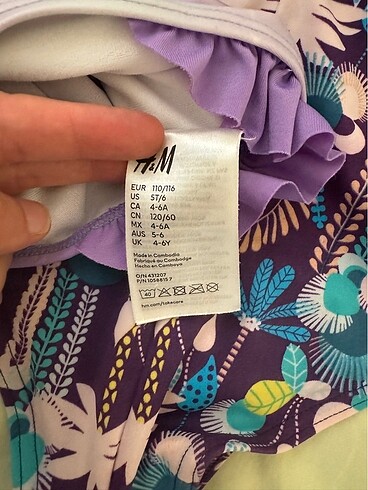 5 Yaş Beden çeşitli Renk Mayo H&M Decathlon