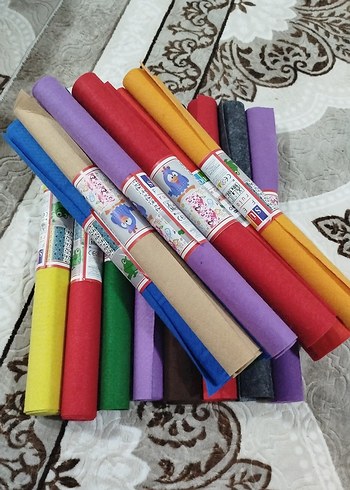 südor marka 18 adet rengarenk tam boy keçe - Görsel 2