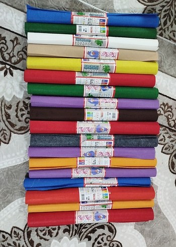 südor marka 18 adet rengarenk tam boy keçe - Görsel 3