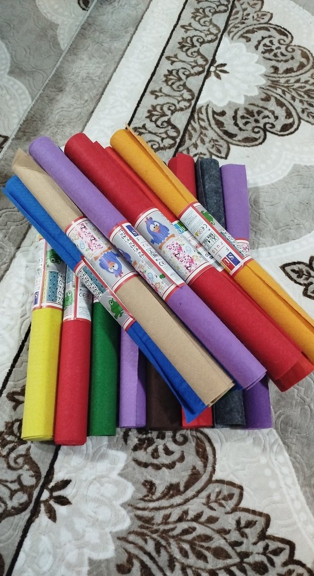 südor marka 18 adet rengarenk tam boy keçe - Görsel 2