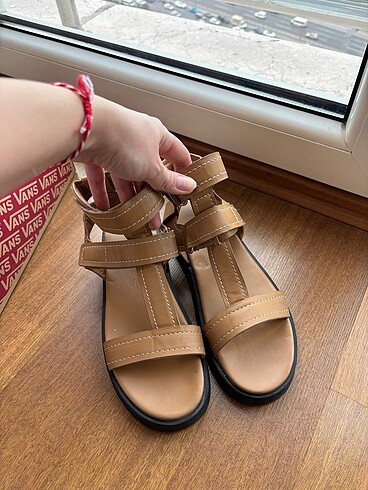 Mango MANGO TABA RENGİ SANDALET 38