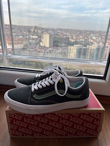 VANS comfort serisi yesil 38.5 yepyeni
