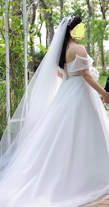 2._el gelinlik abiyem 42 beden özel bir gelinliktir - Görsel 4