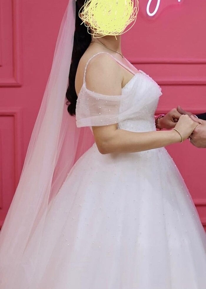 2._el gelinlik abiyem 42 beden özel bir gelinliktir - Görsel 2