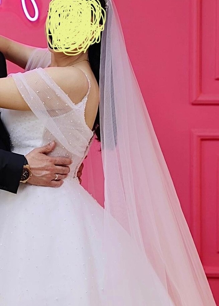 2._el gelinlik abiyem 42 beden özel bir gelinliktir - Görsel 3