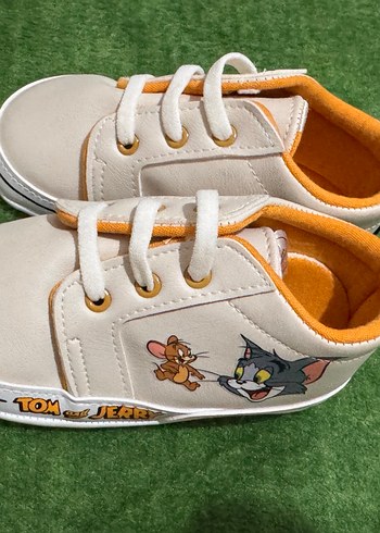 tom ve jerry  Erkek İlk Adım Ayakkabısı Velcro - Görsel 3