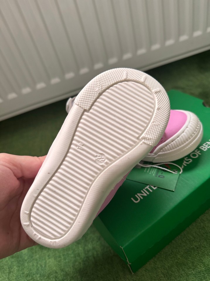 Kız Çocuk Pembe Cırt Cırtlı Spor Ayakkabı - Görsel 4