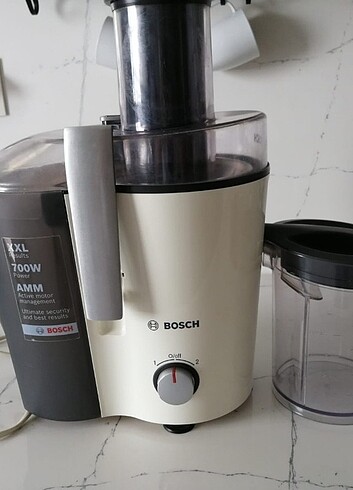 Bosch katı meyve sıkacağı çok az kullanıldı