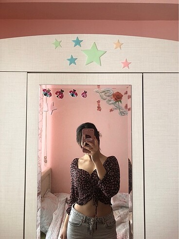 Trendyol & Milla buzgulu crop bluz