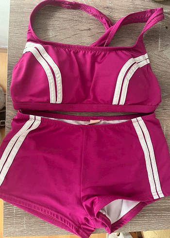 Parlak Pembe Spor Mini Mayo Takımı