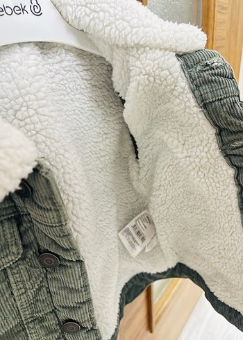 Erkek bebek kadife ceket - Görsel 3