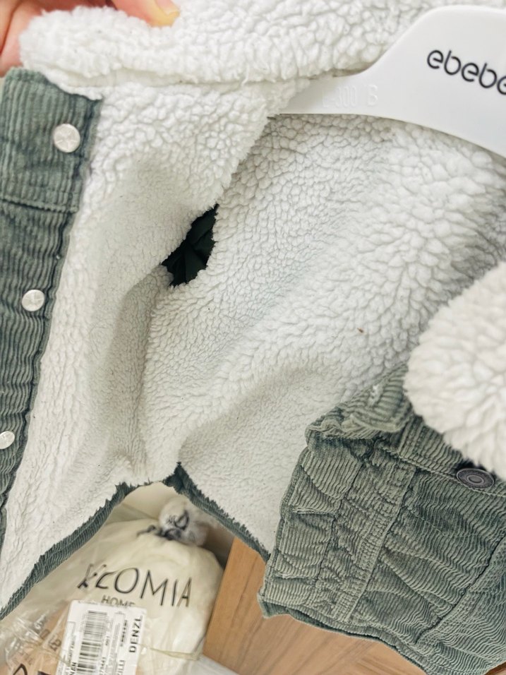 Erkek bebek kadife ceket - Görsel 2