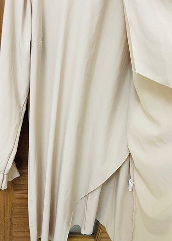 Bej Uzun Kollu Kadın Tunik - Görsel 4