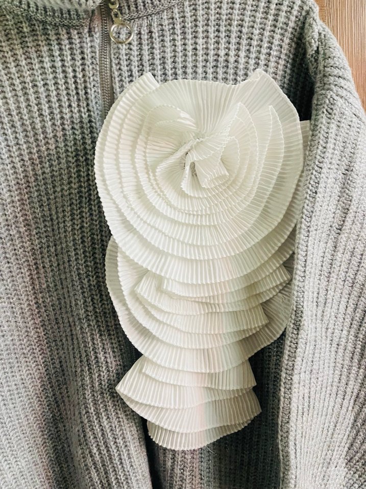 Melike tatar triko hırka - Görsel 4