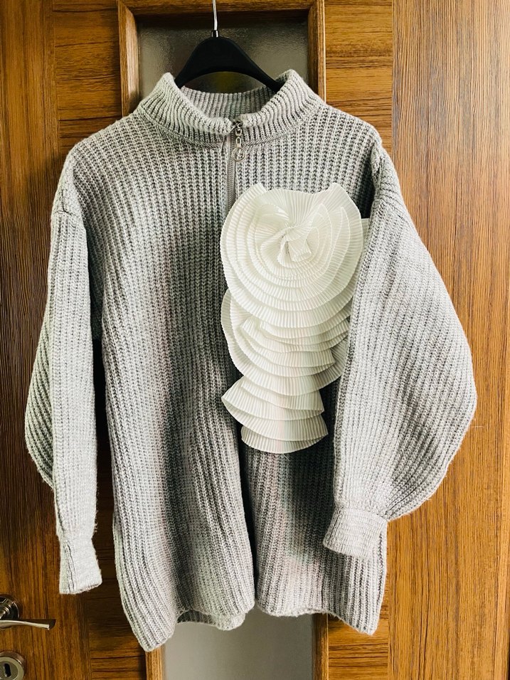 Melike tatar triko hırka - Görsel 2