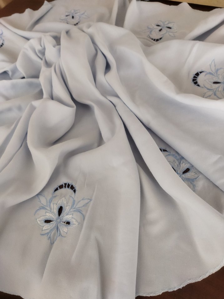 delik işi masa örtüsü - Görsel 5